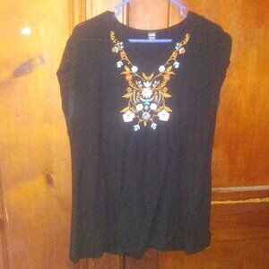Shein Embroidered Tunic sz. M